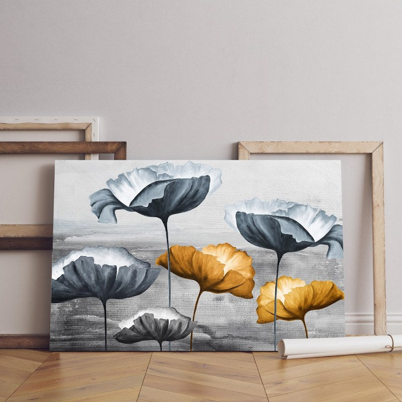 Home Gallery eautiful paintings gold leaf art Printed canvas wall art cm