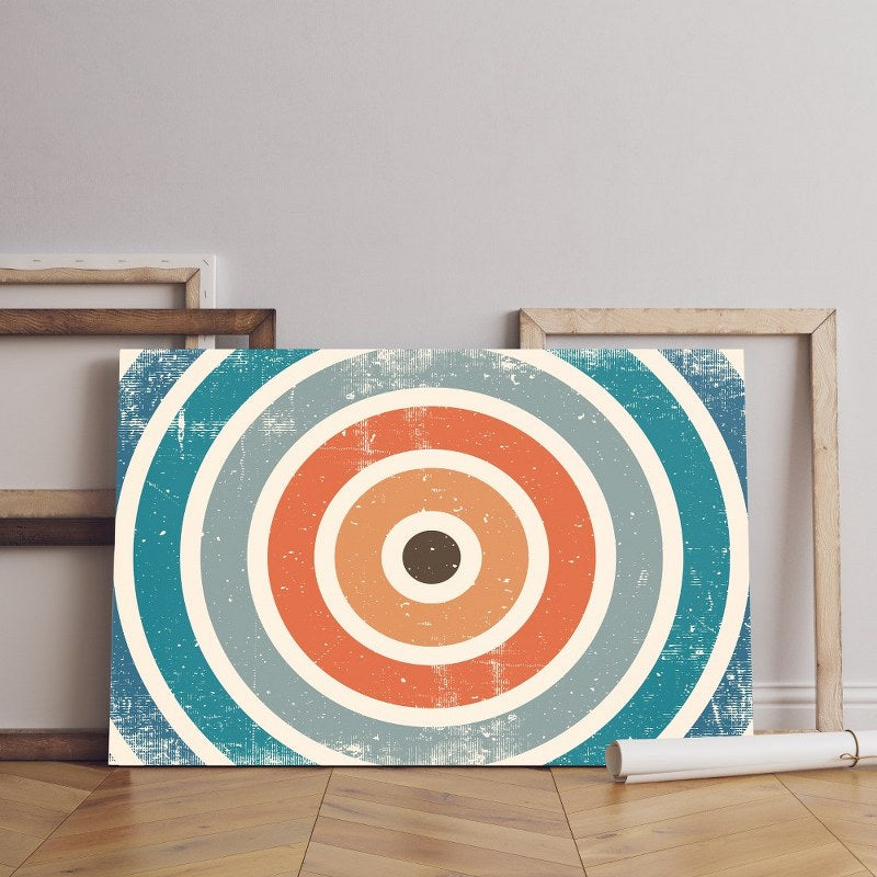 Home Gallery old retro background with grunge texture Printed canvas wall art cm