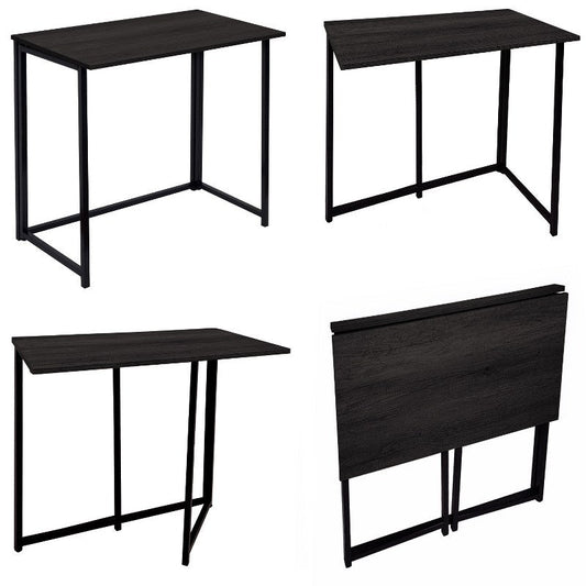 Foldable Desk In Black Powder Coating
