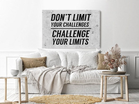 Canvas Wall Art, Abstract Portrait of Motivational Poster  cm