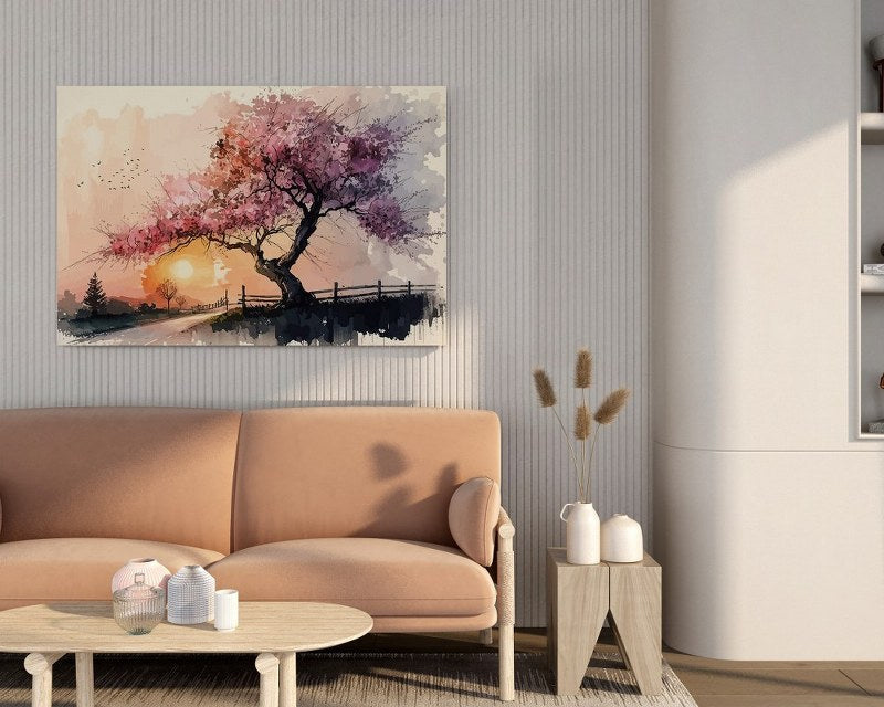 home gallery japanese landscape Printed Canvas wall art   cm