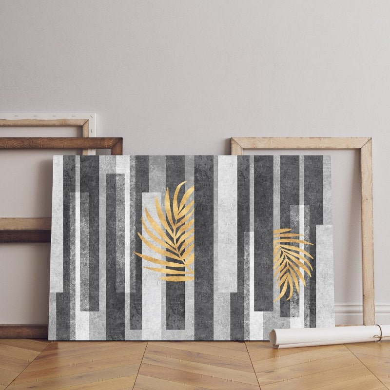 home gallery abstract geometry quality art design Printed Canvas wall art   cm