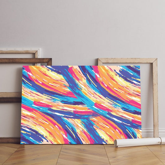 Home Gallery abstract hand painted Printed canvas wall art   cm