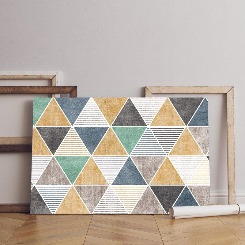 Home Gallery modern simple style abstract geometric art Printed canvas wall art   cm