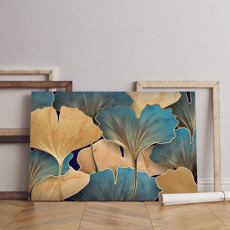 Home Gallery Zontiki zoloto sinie Printed canvas wall art   cm