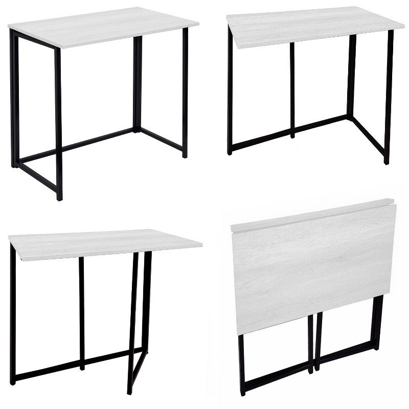 Foldable Desk In Black Powder Coating
