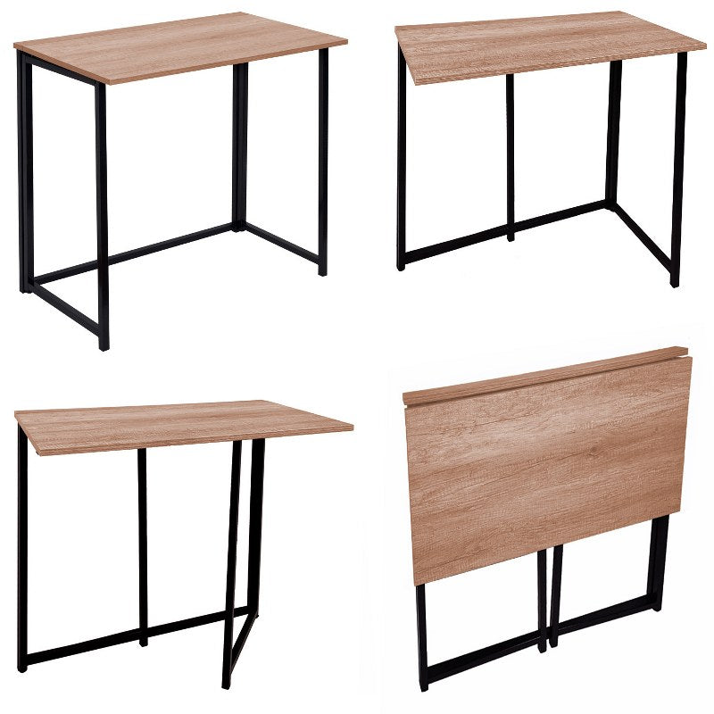 Foldable Desk In Black Powder Coating