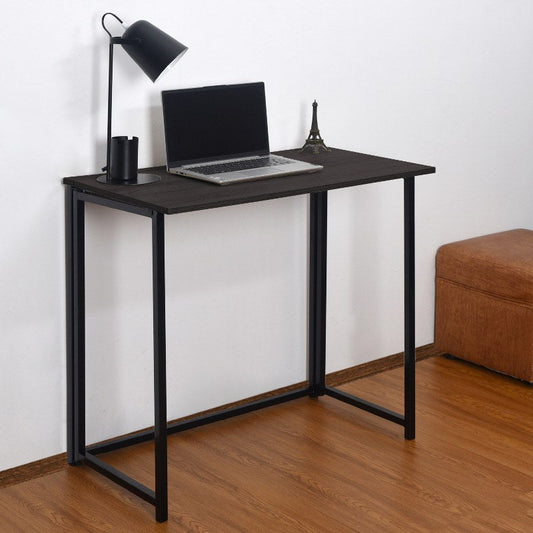 Foldable Desk In Black Powder Coating