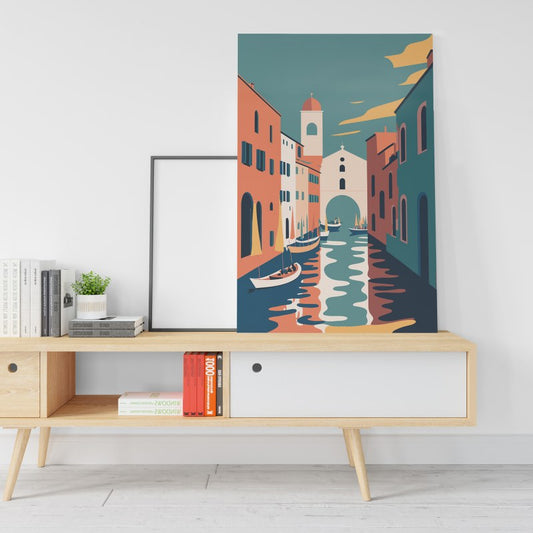 The city of Venice, Italy Printed canvas wall art   cm