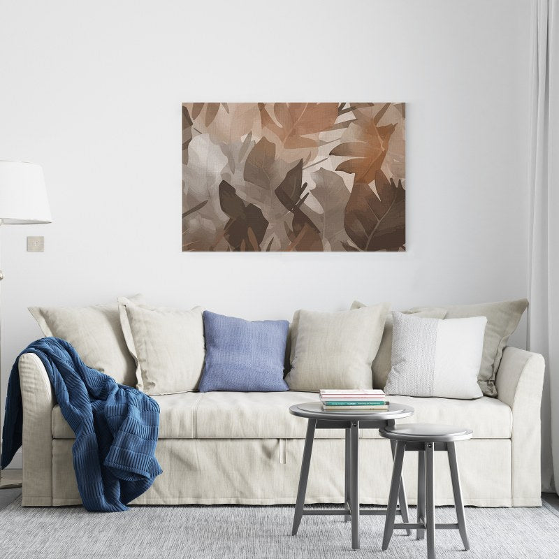 Seamless pattern with Rose Gold Printed canvas wall art