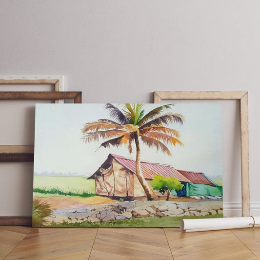 Watercolor Painting for Beginners Coconut Trees