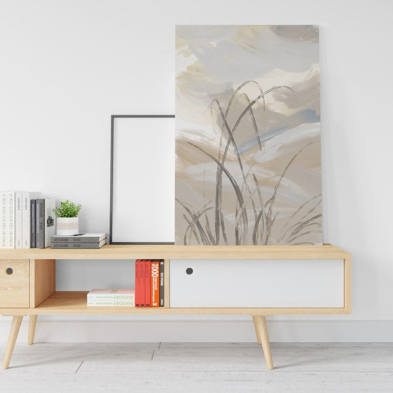 Nature Landscape Field of Grass Printed canvas wall art