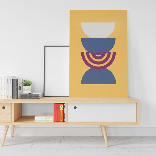 Mid-century Modern Wall Art Retro Printed canvas wall art